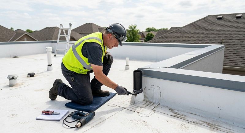 Rubber Roof Inspection in Ashtabula County, OH