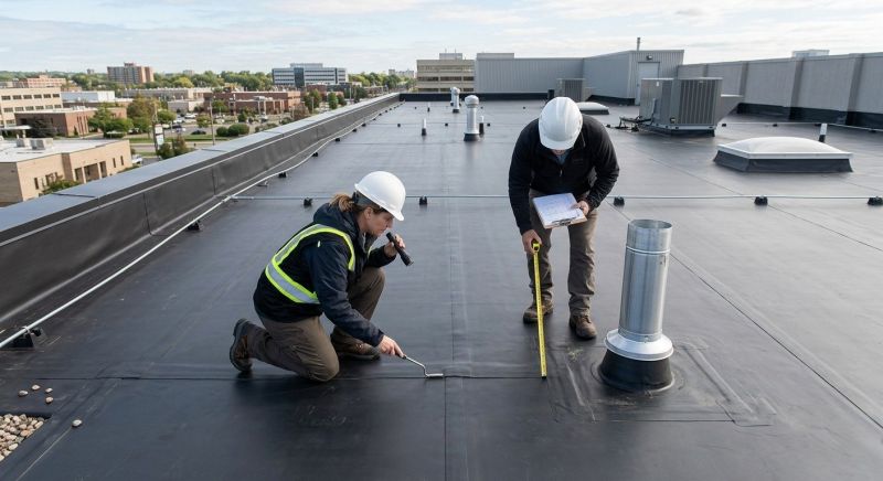 Rubber Roof Inspection in Ashtabula County, OH