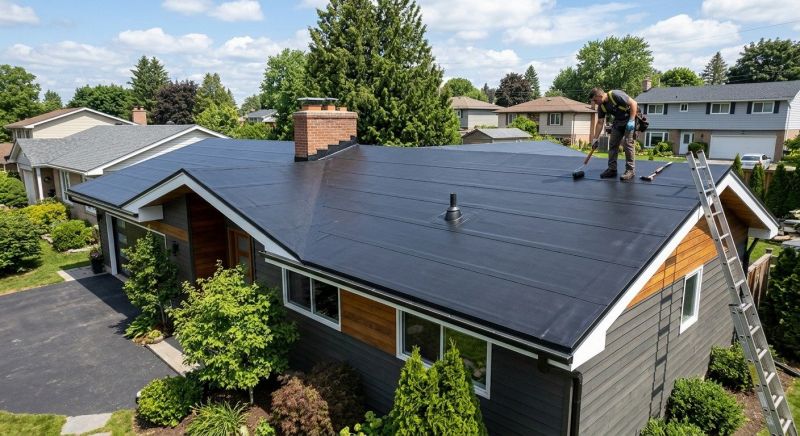 Rubber Roof Installation in Ashtabula County, OH