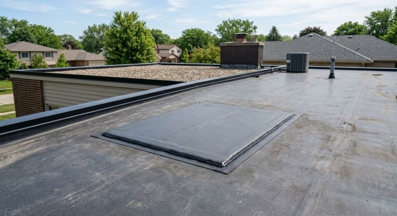 Rubber Roof Repair in Andover, OH