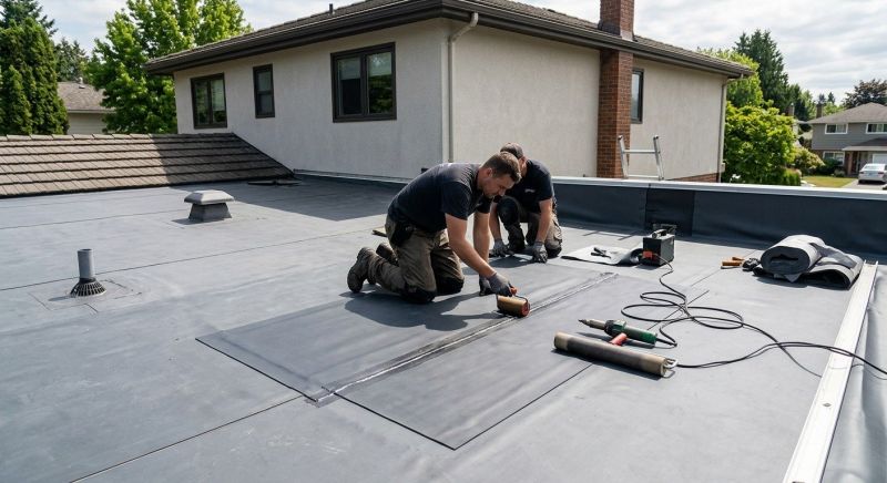 Rubber Roof Repair in Madison, OH