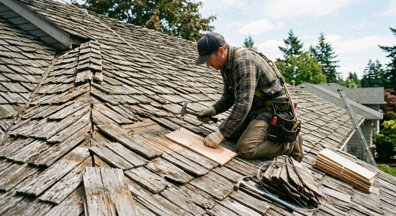 Shake Shingle Repair in Jefferson, OH