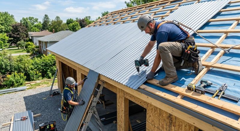Sheet Roofing Installation in Geneva, OH