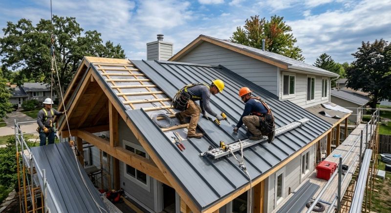 Sheet Roofing Installation in Perry, OH