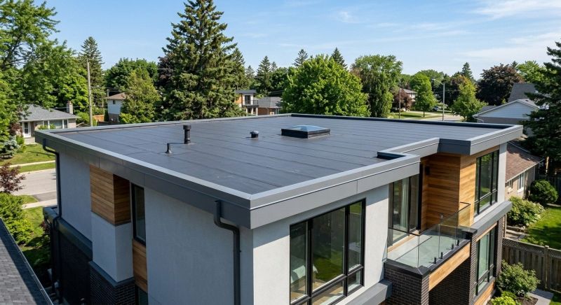 Single Ply Roof Installation in Andover, OH