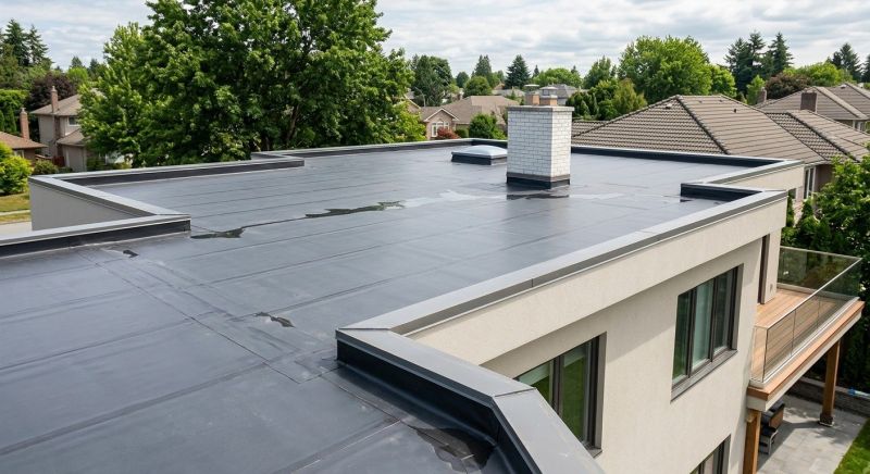 Single Ply Roof Installation in Rome, OH