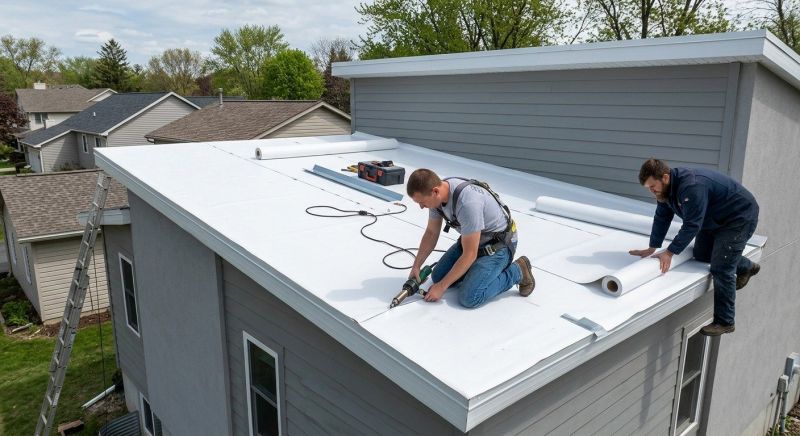 Single Ply Roof Repair in Madison, OH