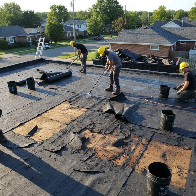 Single Ply Roof Repair in Perry, OH