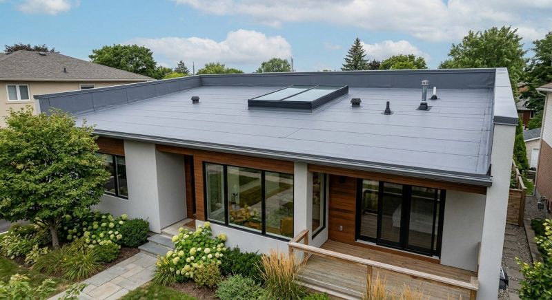 Single Ply Roof Replacement in Rome, OH