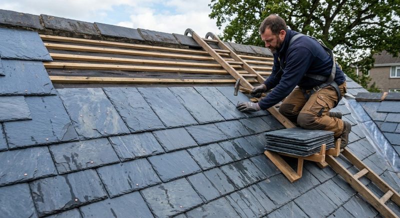 Slate Roof Construction in Jefferson, OH
