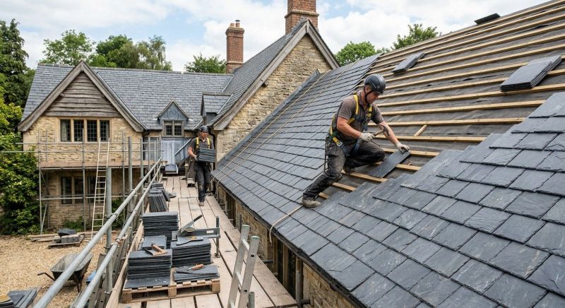 Slate Roof Construction in Ashtabula County, OH