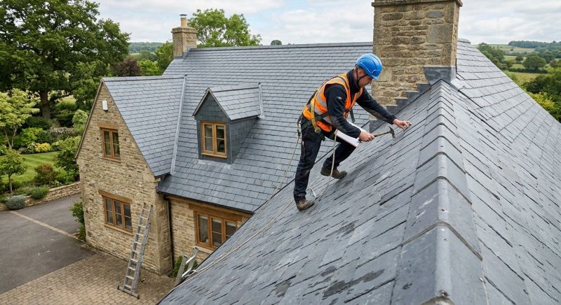 Slate Roof Repair in Montville, OH