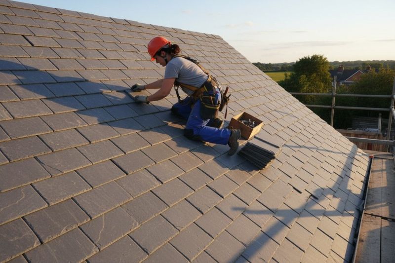 Slate Roof Repair in Rome, OH