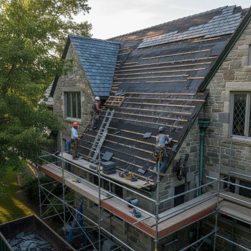 Slate Roof Replacement in Jefferson, OH
