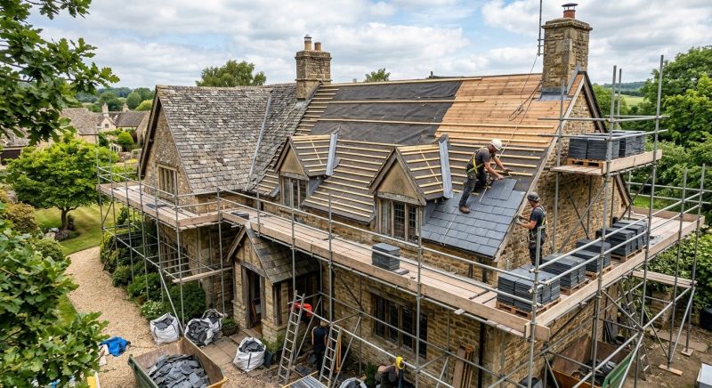 Slate Roof Replacement in Jefferson, OH