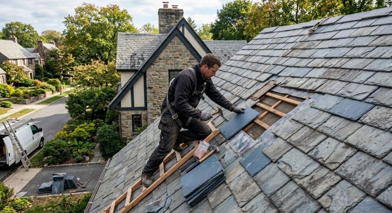 Slate Shingles Repair in Jefferson, OH