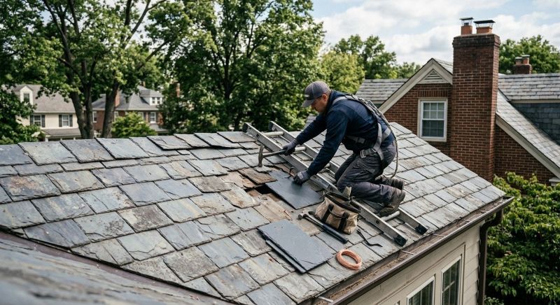 Slate Shingles Repair in Ashtabula County, OH