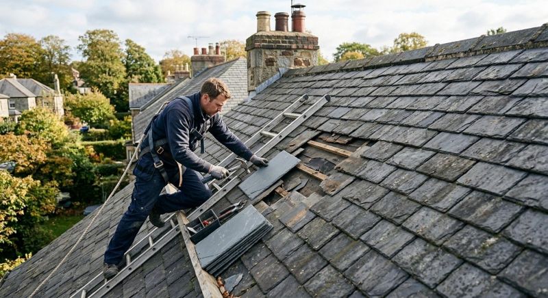 Slate Shingles Repair in Linesville, PA