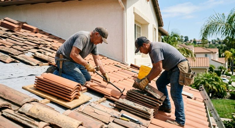 Spanish Tile Roof Repair in Ashtabula County, OH