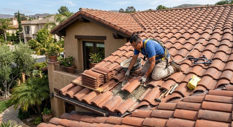 Spanish Tile Roof Repair in Ashtabula County, OH