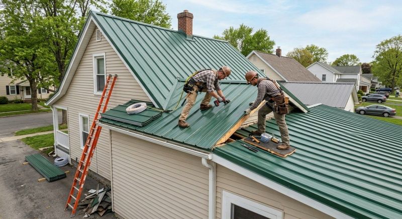 Steel Roof Repair in Ashtabula County, OH