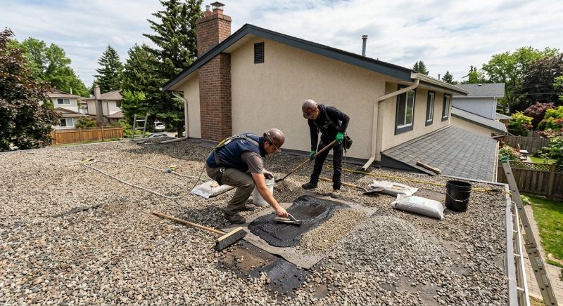 Tar And Gravel Roof Repair in Ashtabula, OH