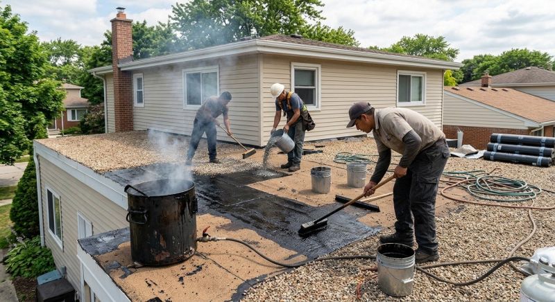 Tar And Gravel Roof Repair in Ashtabula County, OH