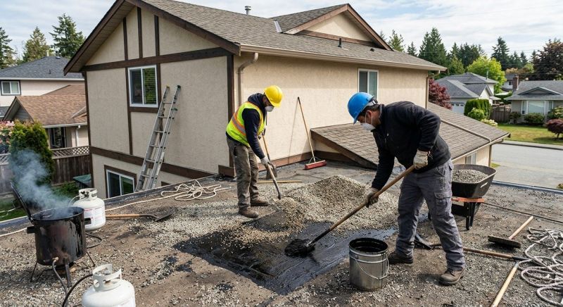 Tar And Gravel Roof Repair in Ashtabula County, OH