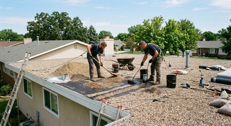 Tar And Gravel Roof Repair in Perry, OH