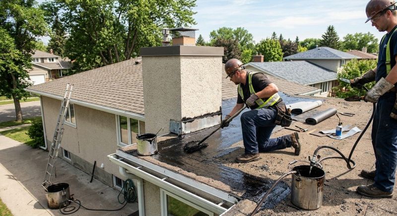 Tar And Gravel Roof Repair in Rome, OH
