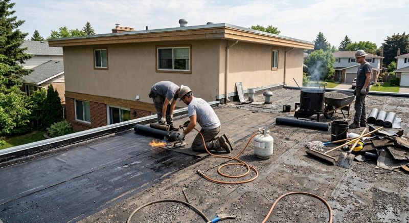 Tar Roof Repair in Andover, OH