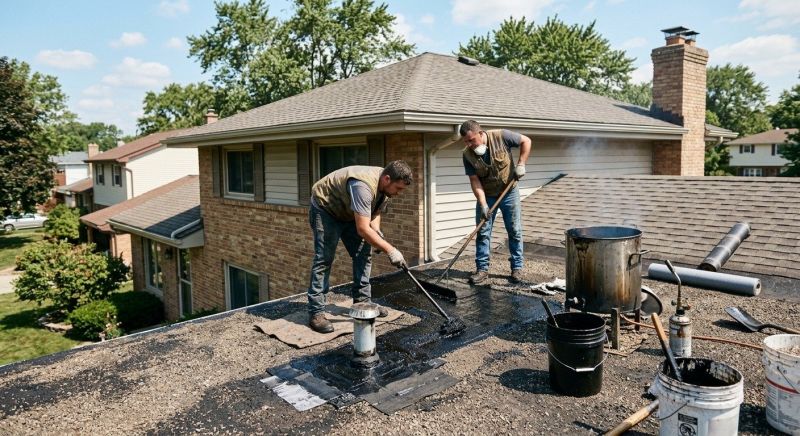 Tar Roof Repair in Ashtabula County, OH