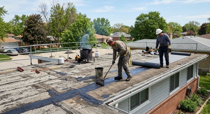 Tar Roof Repair in Ashtabula County, OH