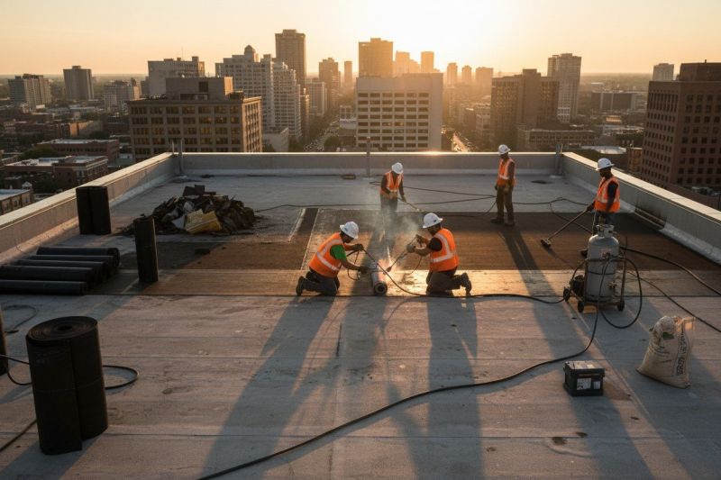 Tar Roof Replacement in Madison, OH