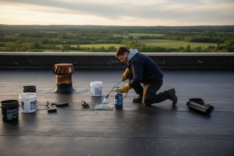 Tar Roofing Repair in Ashtabula County, OH