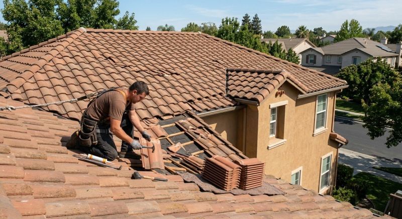 Tile Roof Repair in Montville, OH