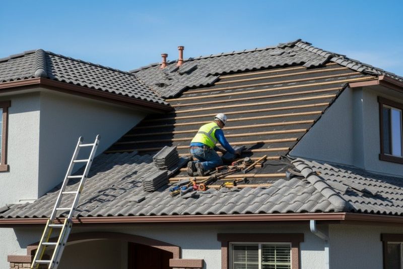 Tile Roof Repair in Montville, OH