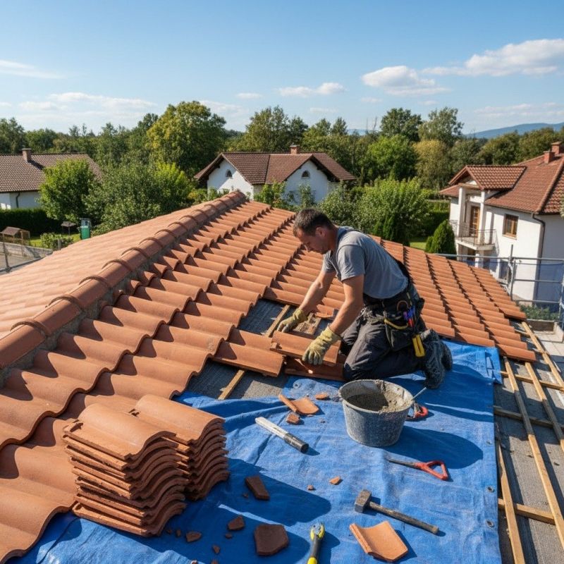Tile Roof Repair in Perry, OH