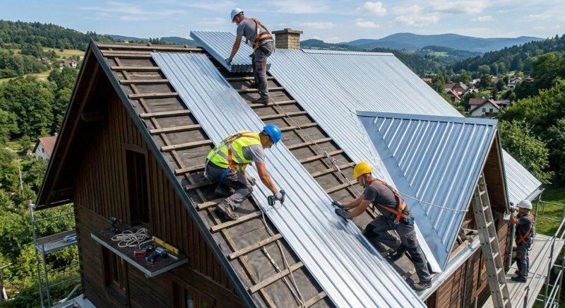 Tin Roof Installation in Montville, OH