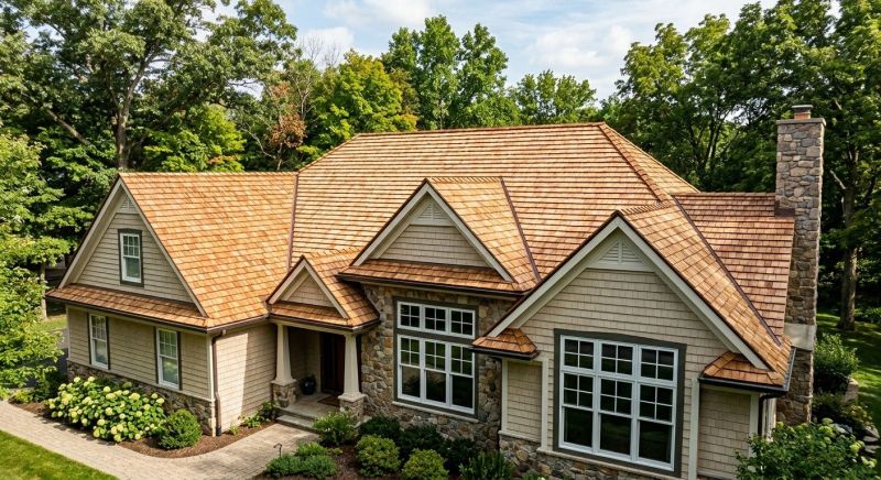 Wood Roofing Installation in Andover, OH