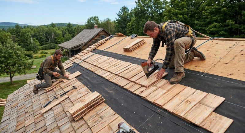 Wood Roofing Installation in Ashtabula County, OH