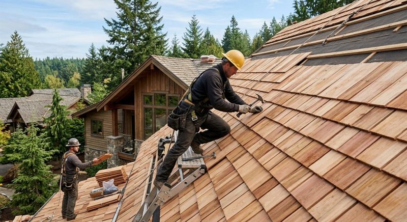 Wood Roofing Installation in Rome, OH