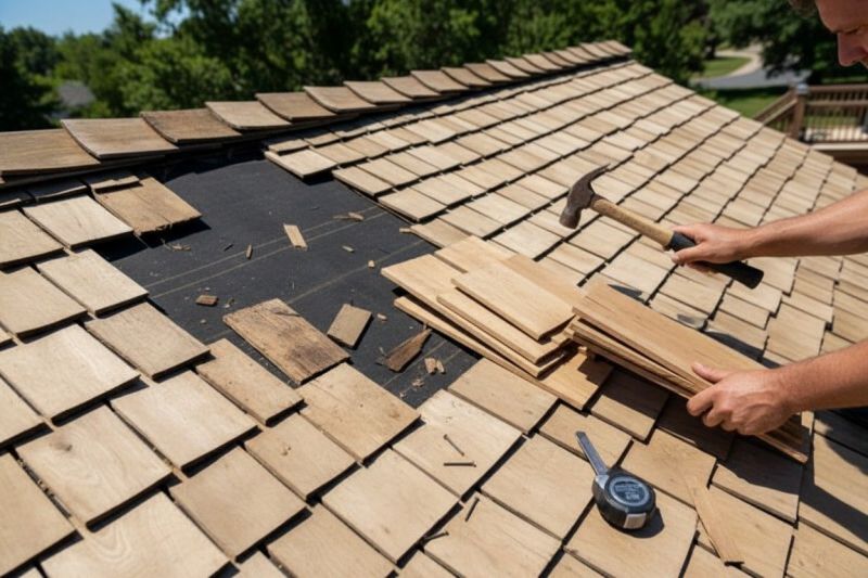 Wood Shake Roof Repair in Ashtabula, OH