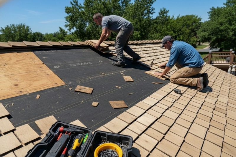 Wood Shake Roof Repair in Geneva, OH