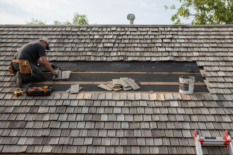 Wood Shake Roof Repair in Ashtabula County, OH