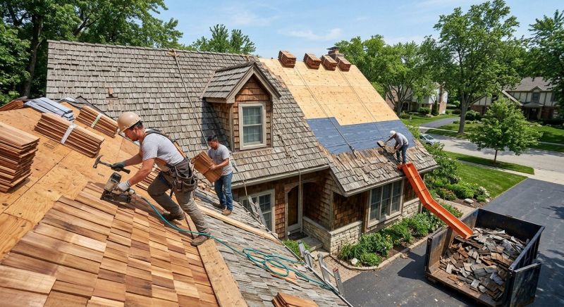 Wood Shake Roof Replacement in Andover, OH