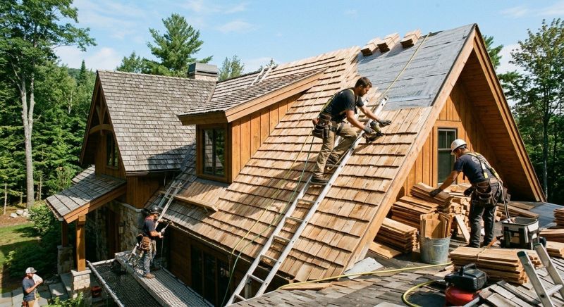 Wood Shake Roof Replacement in Geneva, OH
