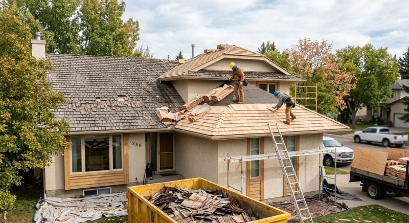 Wood Shake Roof Replacement in Montville, OH
