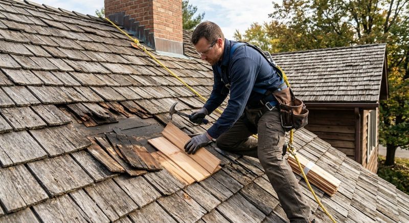 Wood Shingles Repair in Andover, OH