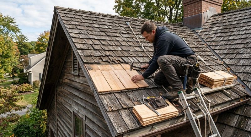 Wood Shingles Repair in Rome, OH